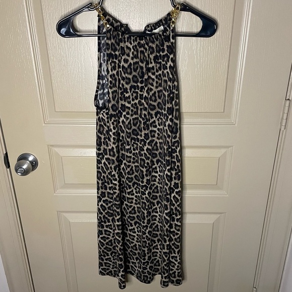 MICHAEL Michael Kors Women's Leopard Halter Dress - Picture 1 of 5